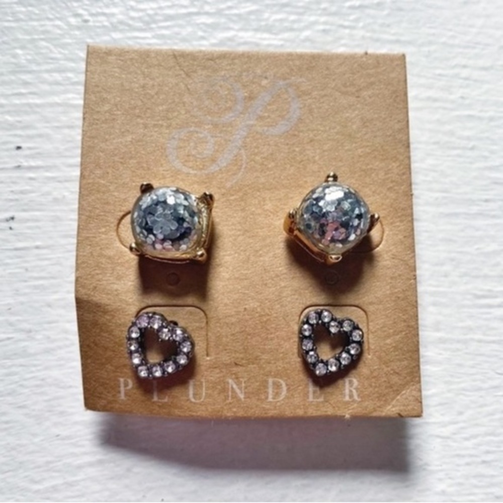 Plunder Gracelynn Stud Earrings Set - Picture 3 of 3